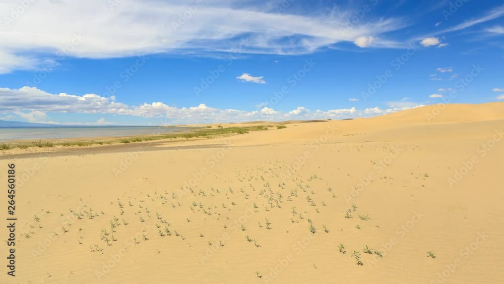 4K. Clouds over the Sands Mongol Els, Mongolia. Ultra HD, 4096x2304 4K. Clouds over the Sands Mongol Els, Mongolia. Ultra HD, 4096x2304