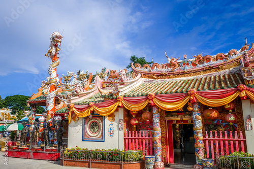 Shrine in Wat Phanan Choeng, Ayutthaya, Thailand