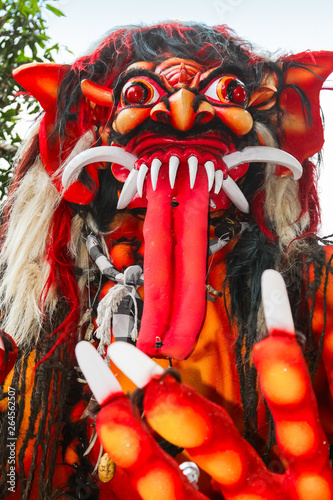 Ogoh statues Ngrupuk parade, Bali photo