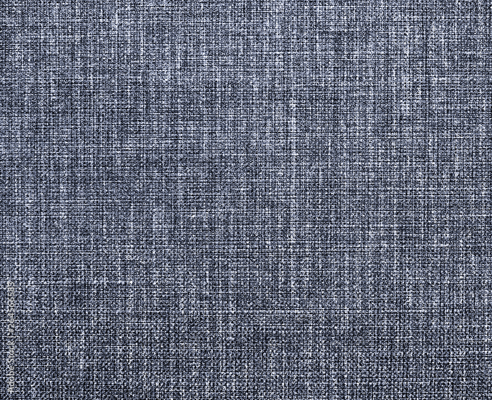 Textured background of gray-blue natural fabric Textured background of gray-blue natural fabric