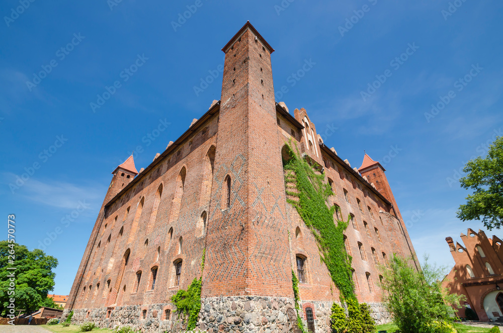 Teutonic castle in Gniew on the Vistula river, Poland