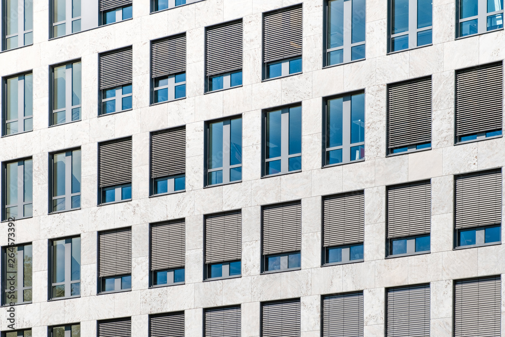 window pattern facade, office building exterior window pattern facade, office building exterior