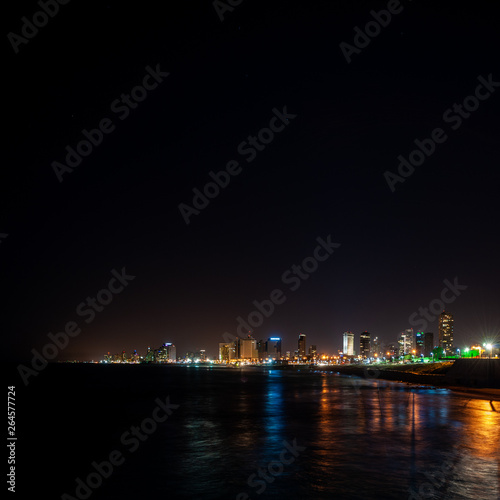 Israel, Tel Aviv, cityscape at night © michael_jacobs