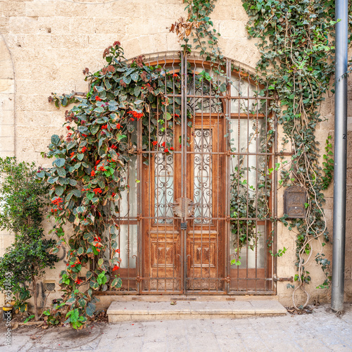 Old doors in Jaffa, Tel Aviv, Israel