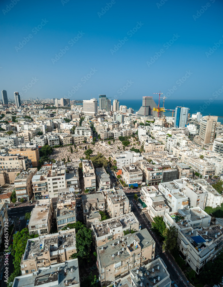 Israel, Tel Aviv, cityscape from above