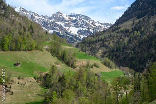 Melchtal, von Flüeli-Ranft aus gesehen, Obwalden, Schweiz