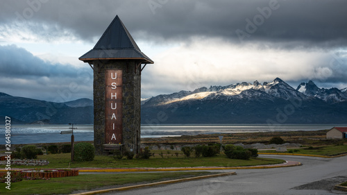 Entrance to Ushuaia city