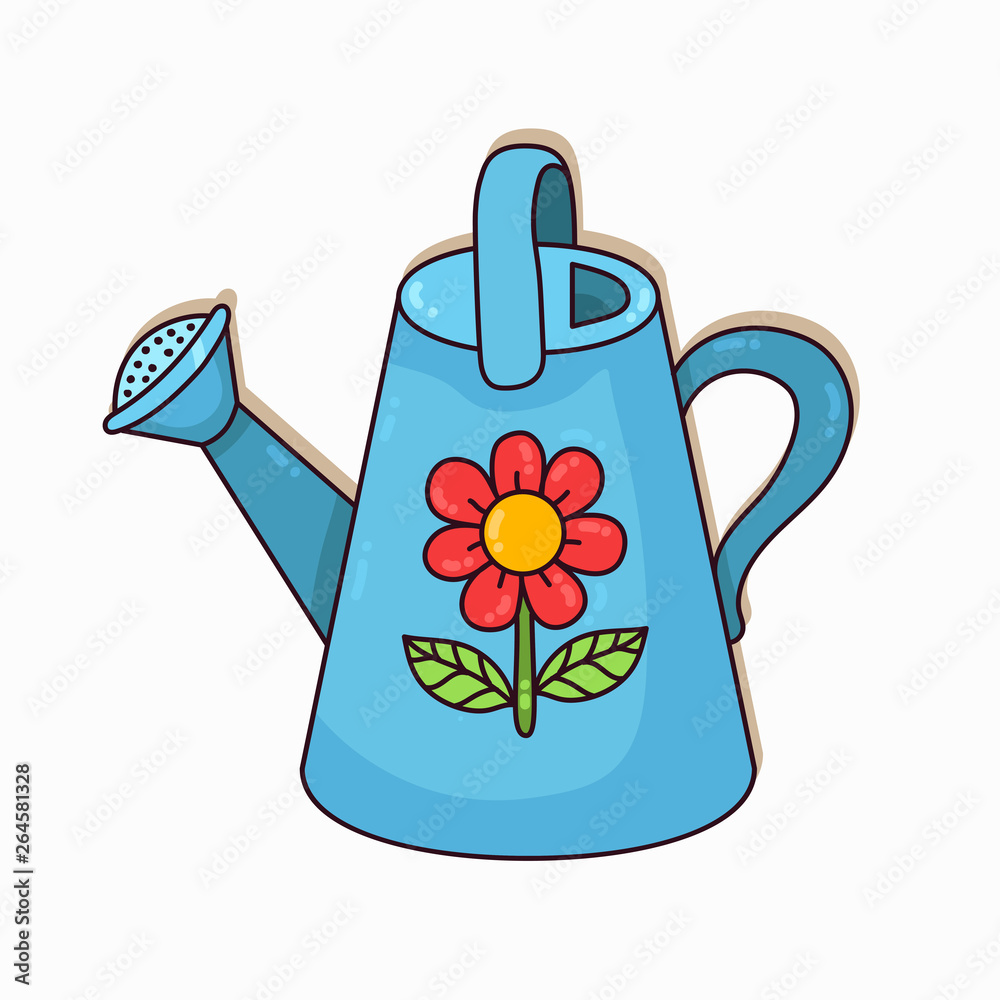 Obraz premium Watering can vector icon