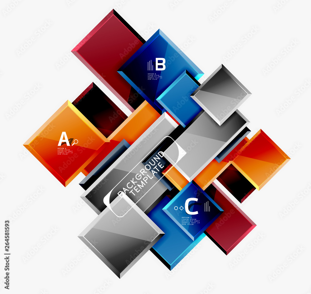 Minimal square banner abstract background Minimal square banner abstract background