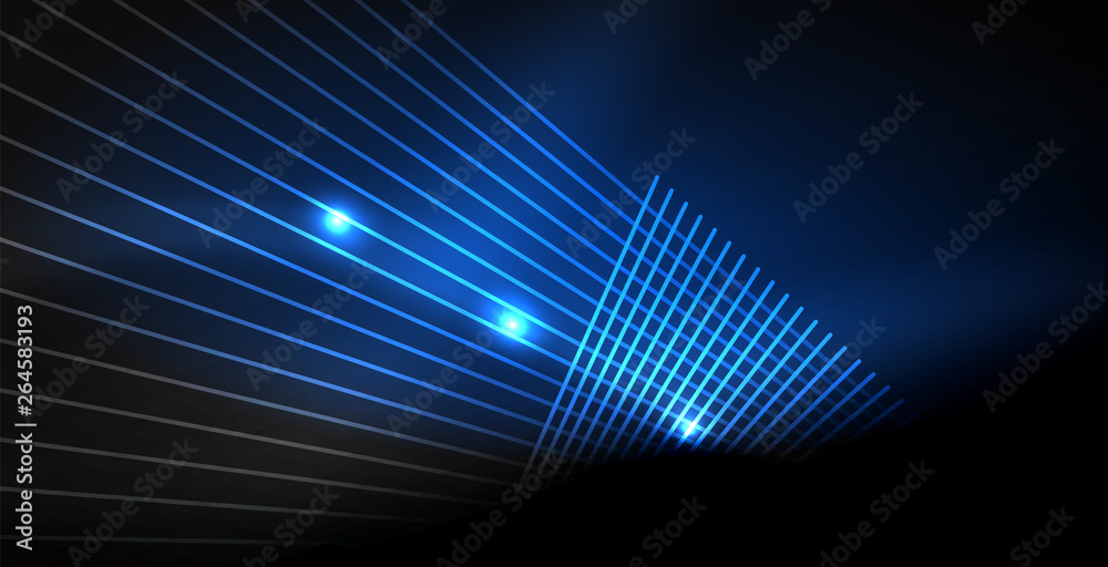 Neon color abstract lines Neon color abstract lines