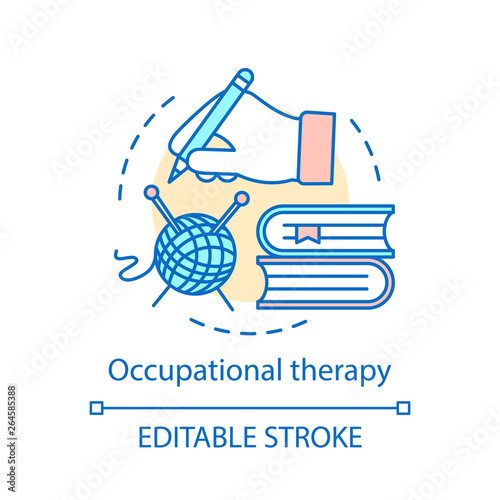 Occupational therapy concept icon