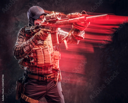 Special forces soldier wear...