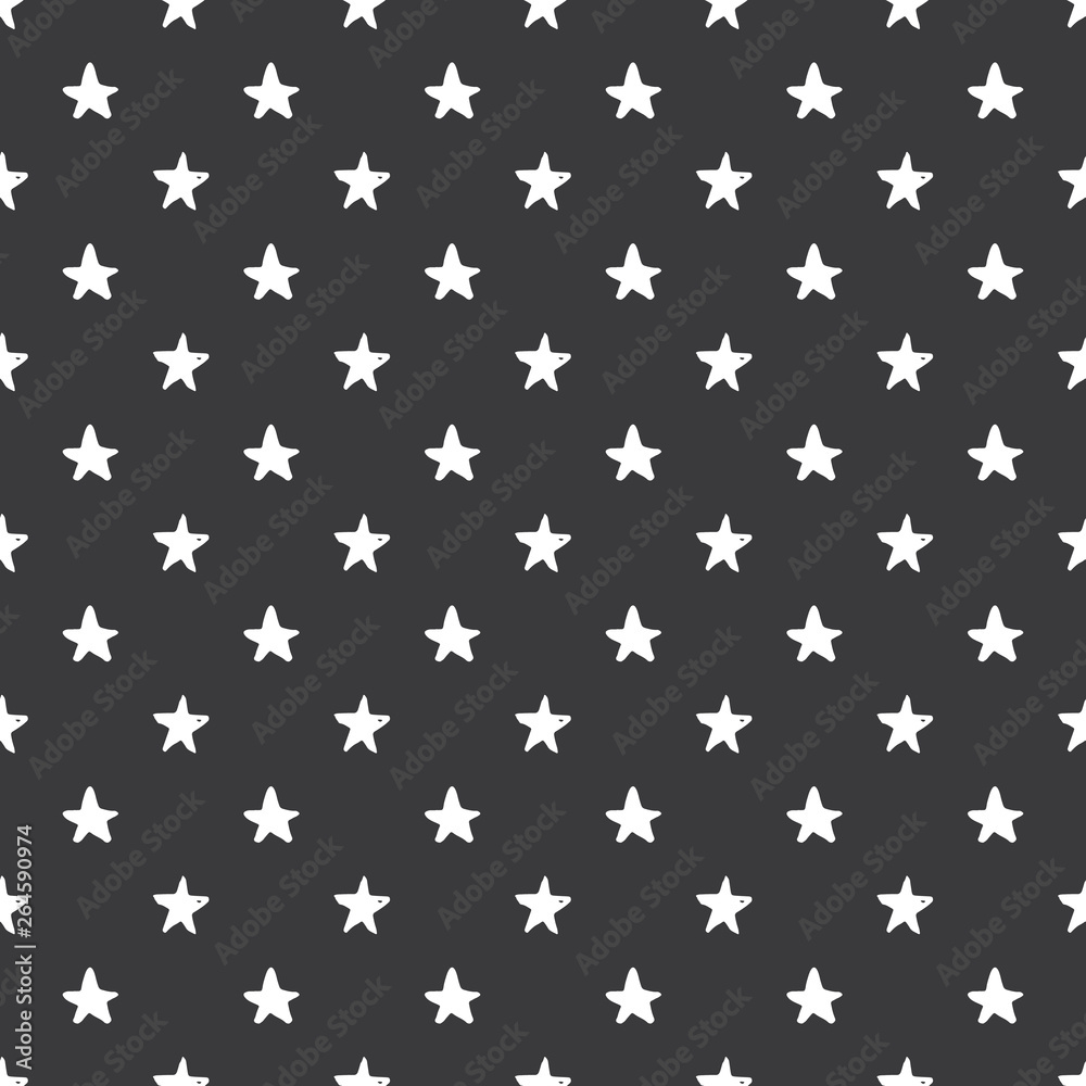 Star seamless pattern, Hand drawn sketched doodle stars, vector illustration Star seamless pattern, Hand drawn sketched doodle stars, vector illustration