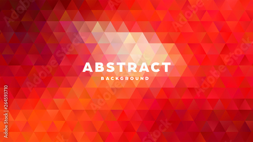 Triangle polygonal abstract background. Colorful gradient design. Low poly shape banner. Vector illustration.