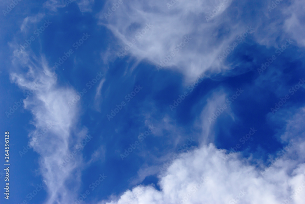 white cloud textured on blue sky background white cloud textured on blue sky background