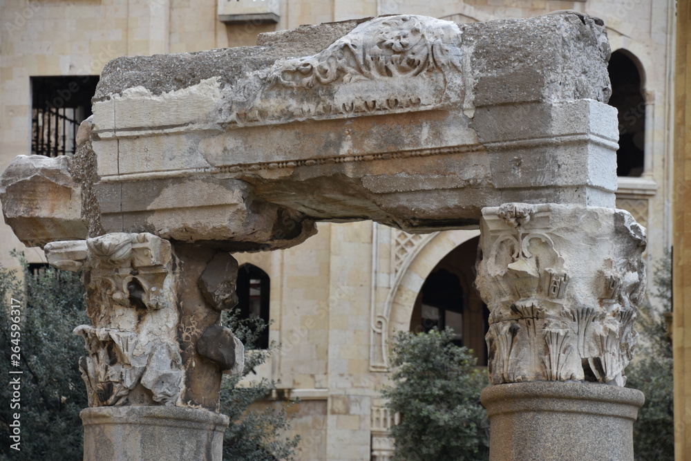 Roman Cardo Maximus Ruin Detail 3, Beirut, Lebanon