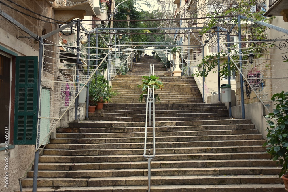 Obraz premium St. Nicholas Stairs, Beirut, Lebanon 2