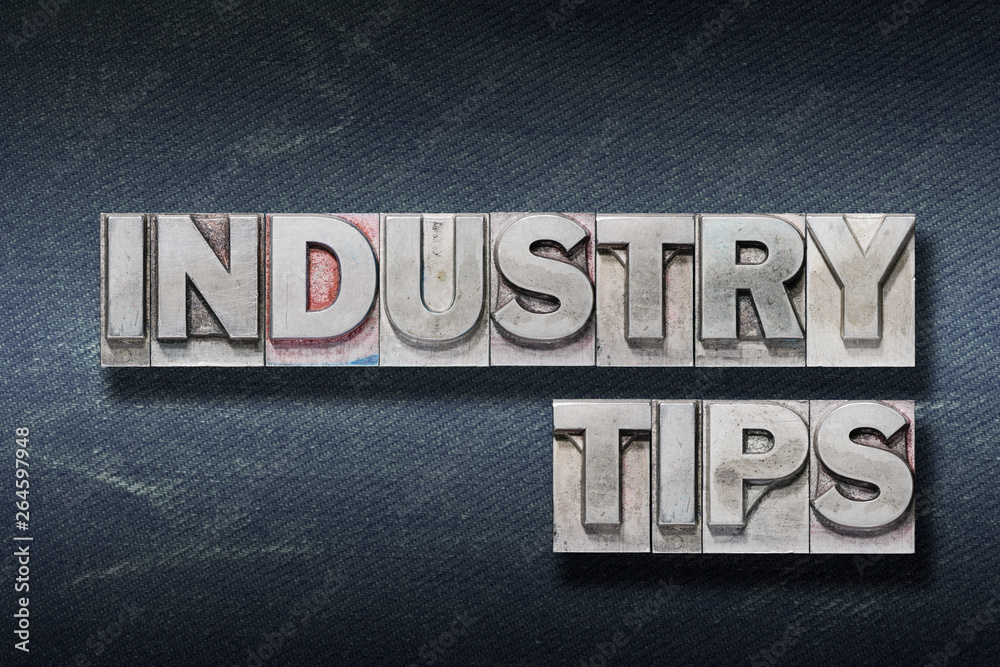 Naklejka premium industry tips den