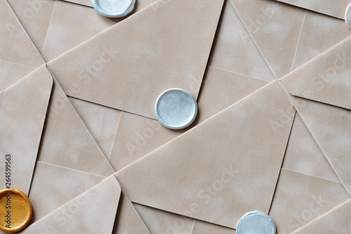 postcard on the wooden table