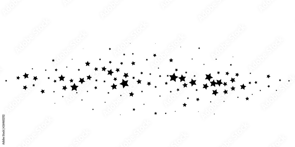 Magic stardust trail. Falling star. 