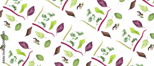 Panel kuchenny z motywem Herbs pattern