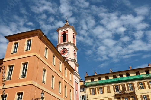 Old town clock tower - Nice, French Riviera