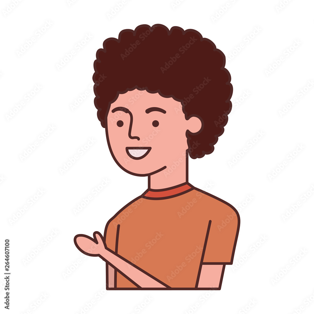 young man avatar character young man avatar character