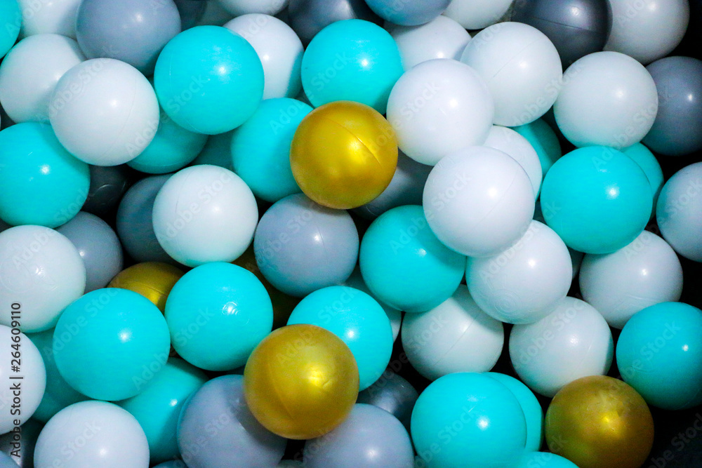 Children's plastic balls for dry pool and fun game. Children's plastic balls for dry pool and fun game.