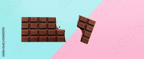 Schokolade auf Hintergrund