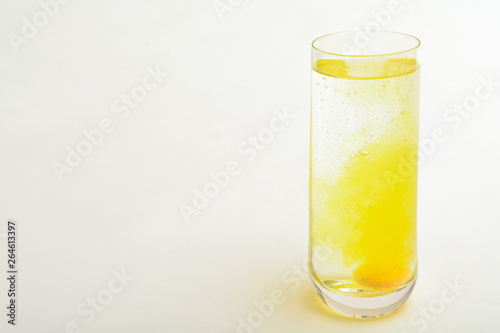 Healthy orange flavour vitamin drink