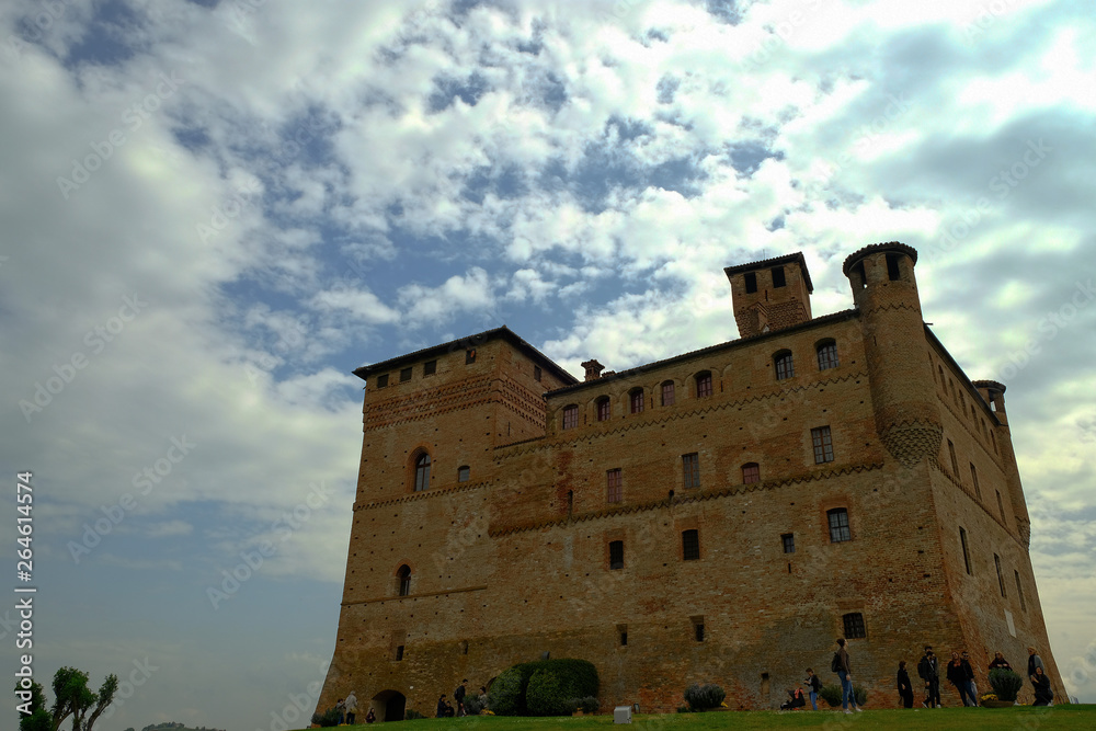the castle of Grinzane Cavour in the Langhe area of Piedmont the castle of Grinzane Cavour in the Langhe area of Piedmont