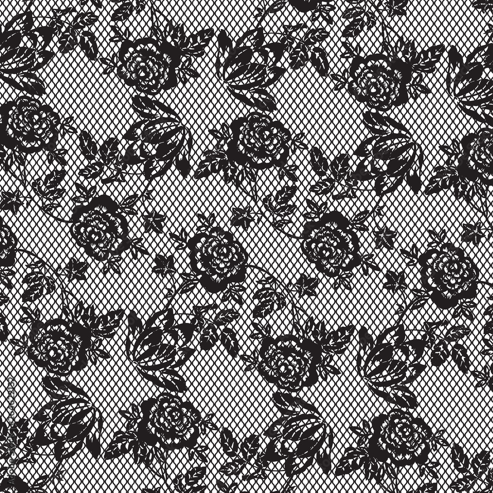 custom made wallpaper toronto digitalOld lace background, ornamental flowers. Vector texture. lace pattern with flowers.