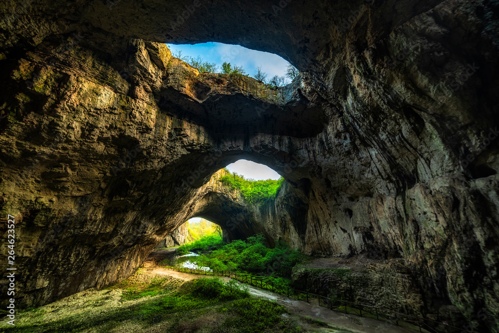 Devetashka cave, near Lovech city, Bulgaria. In this cave have been made some scenes of The Expendables 2
