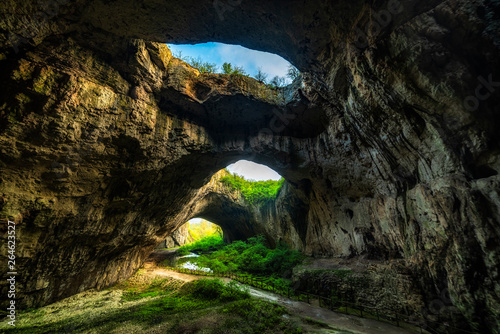 Devetashka cave, near Lovech city, Bulgaria. In this cave have been made some scenes of The Expendables 2 © Petar
