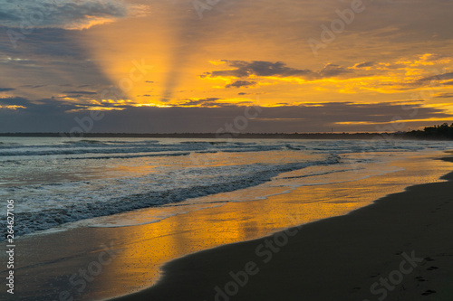 sunset over the sea © kirstin
