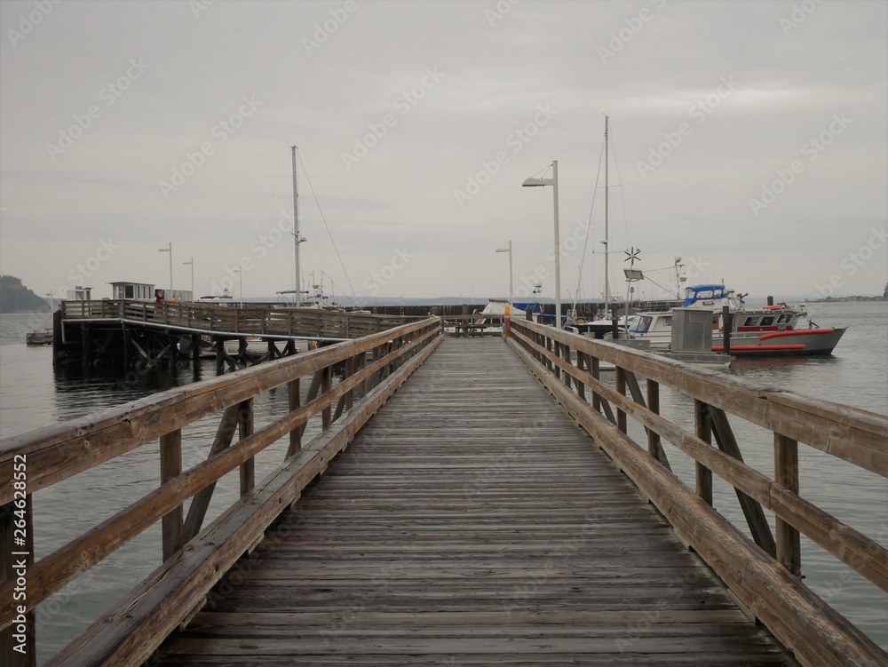 Gloomy day at the docks