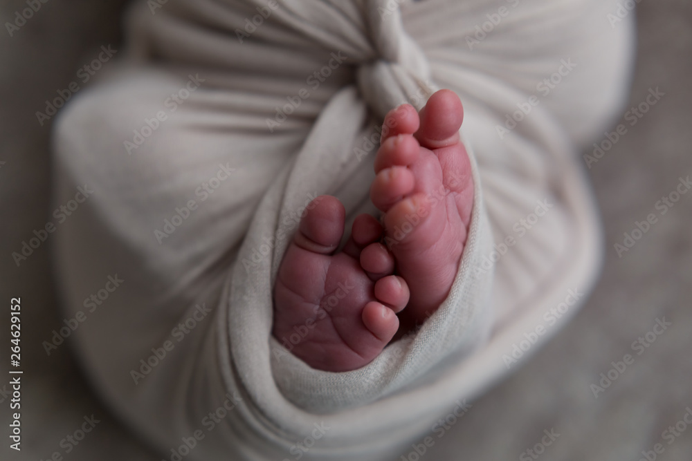 newborn child. baby legs. the legs of the newborn. legs on green background. child's feet newborn child. baby legs. the legs of the newborn. legs on green background. child's feet