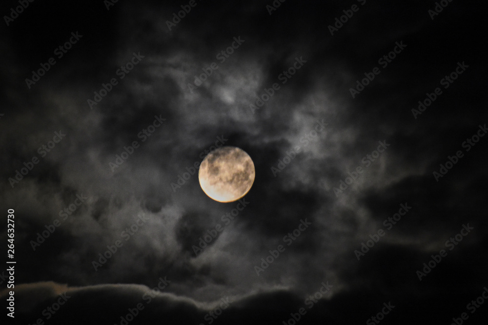 Full moon cloudy night Full moon cloudy night