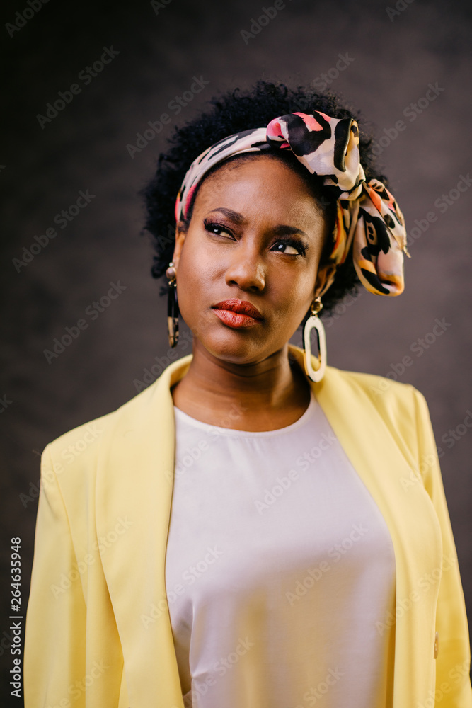 Beautiful jamaican girl posing in the studio Beautiful jamaican girl posing in the studio
