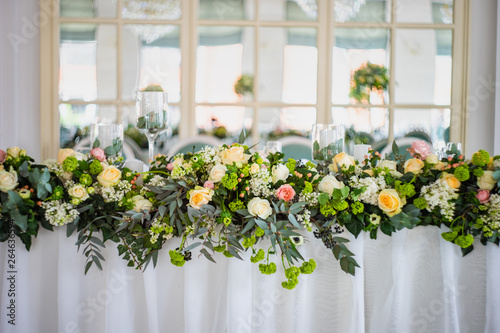 Floral wedding composition