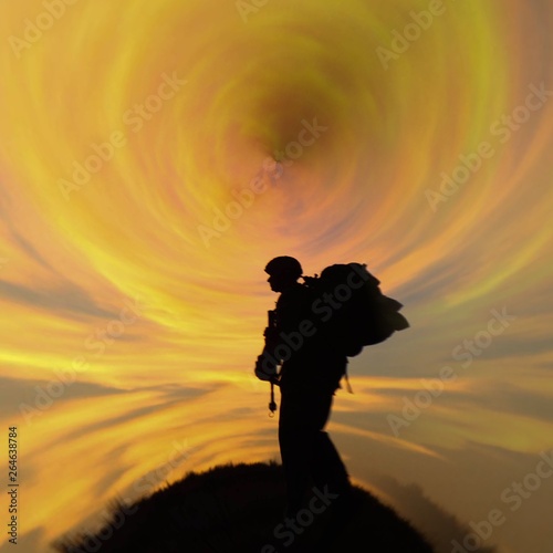 Memorial Day soldier silhouette 