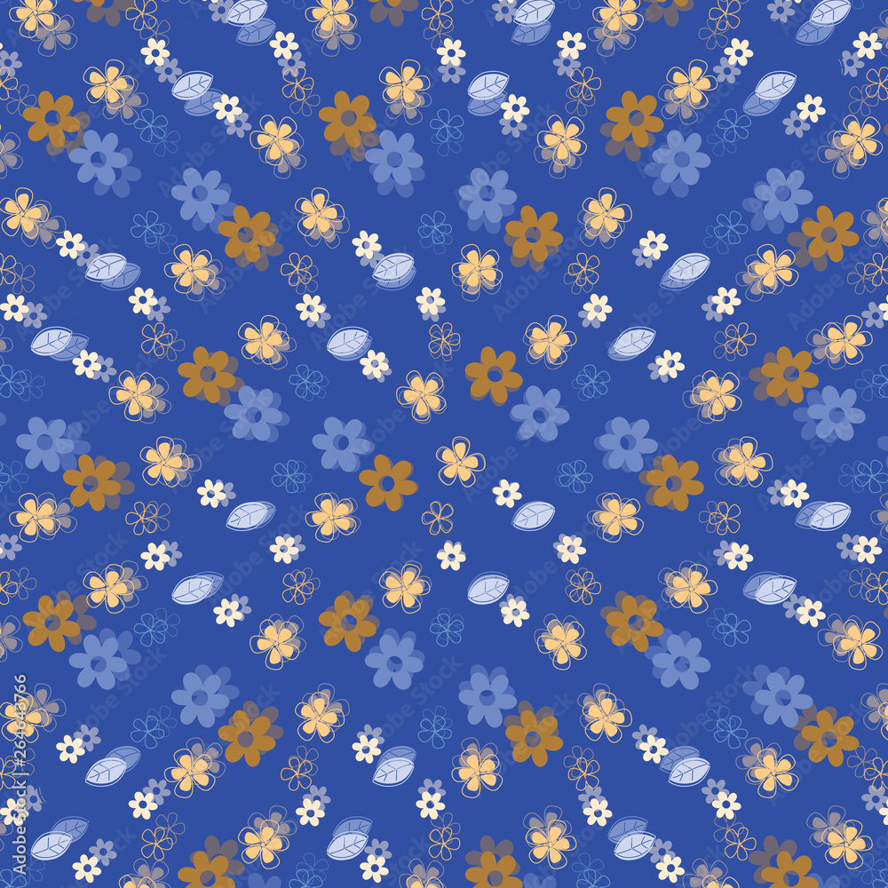 Fashionable pattern in small flowers. Floral background for textiles. Fashionable pattern in small flowers. Floral background for textiles.