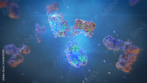 Human monoclonal antibody to fight cancer photo
