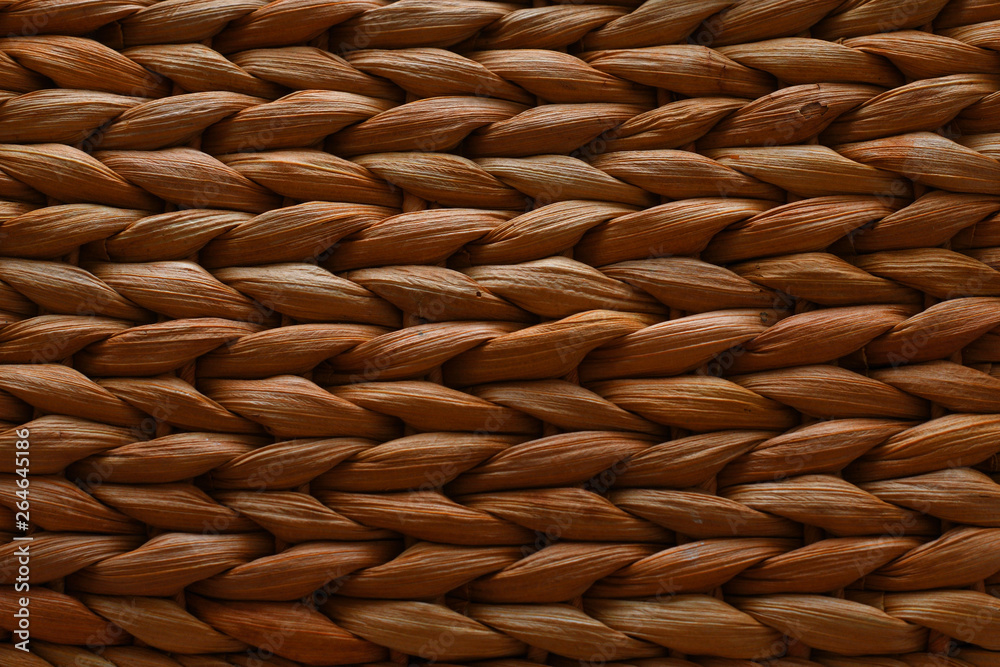straw rug. Natural woven straw surface background straw rug. Natural woven straw surface background