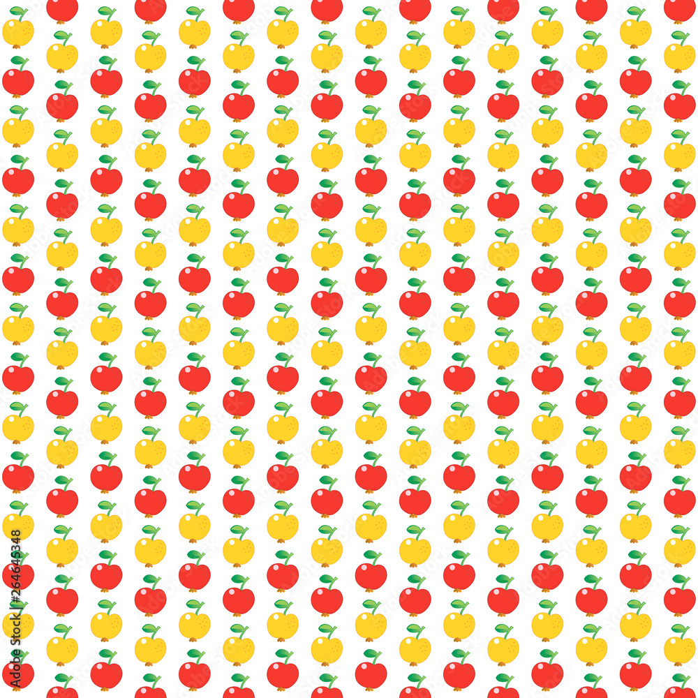 RED AND YELLOW apple PATTERN RED AND YELLOW apple PATTERN