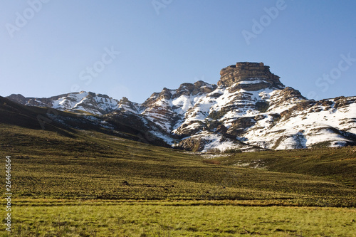 Lower part of the Drakensbergen, South-Africa. En route to sani pass. photo