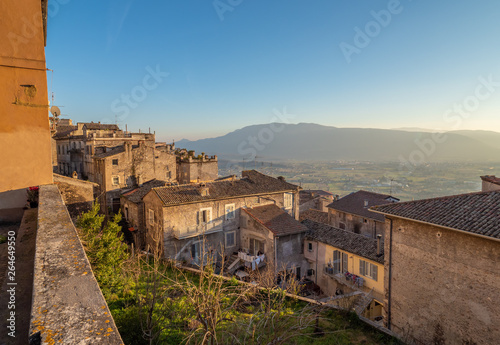 Anagni (Italy) - A little medieval city in province of Frosinone, famous to be the "City of the Popes"; it has long been the residence of the Pope of Rome. Here the historic center.