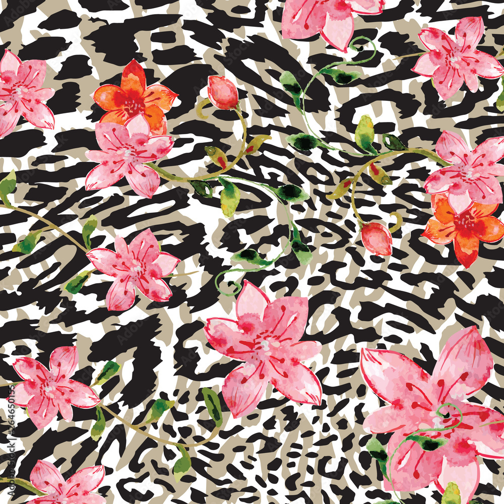 custom made wallpaper toronto digitalAnimal print, leopard texture background, snake skin