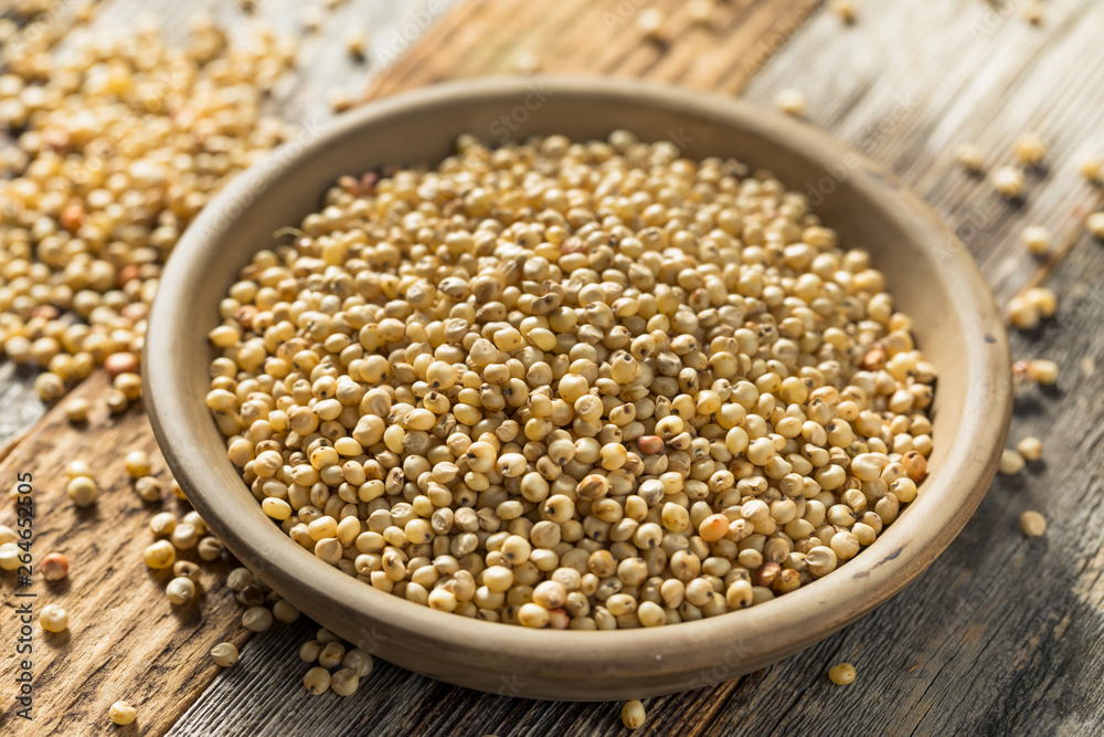 Raw Organic Sorghum Grain