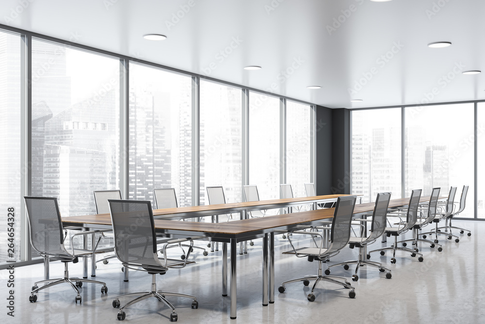 Panoramic meeting room interior Panoramic meeting room interior